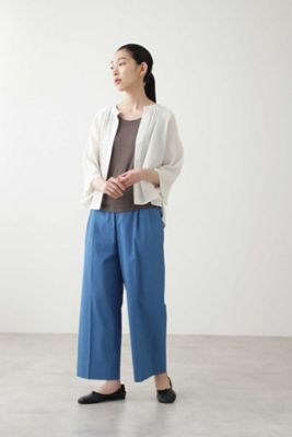 ◆楊柳ストライプ　ブラウス（０７７０１１０６０６）