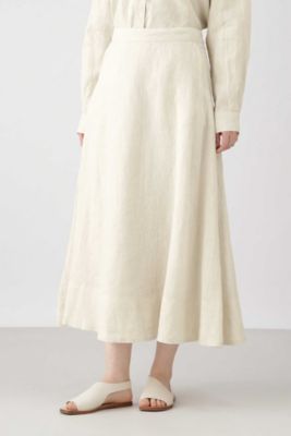 ＜human woman (Women)＞◆ハードマンリネンスカート（０７７０１２０４００）