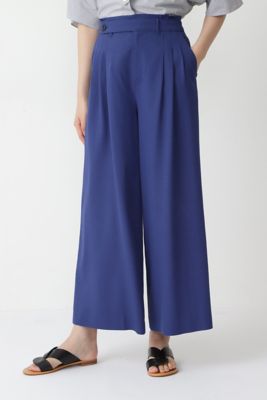 ◆強撚レーヨン綿ポリツイルパンツ（０７７０１３０５３８）