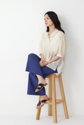 ◆強撚レーヨン綿ポリツイルパンツ（０７７０１３０５３８）
