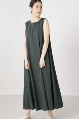 ＜human woman (Women)＞フェイクリネン　マキシワンピース（０７７０１４０８０１）