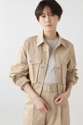 ＜human woman (Women)＞　［一部店舗限定］　高密度コンパクトチノブルゾン（０７７０１５５３０８）