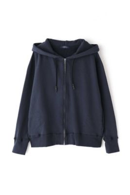 ◆裏毛フーデッドジップアップパーカー（０７７０１６０１０４）