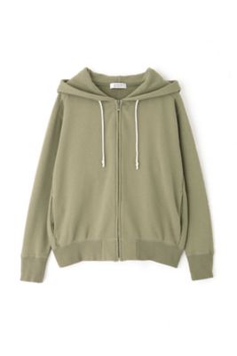 ◆裏毛フーデッドジップアップパーカー（０７７０１６０１０４）