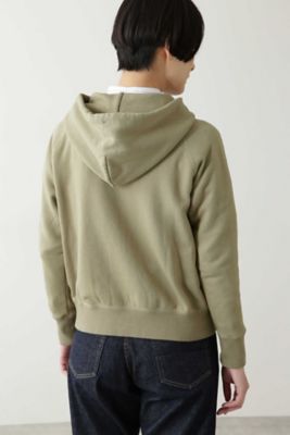 ◆裏毛フーデッドジップアップパーカー（０７７０１６０１０４）