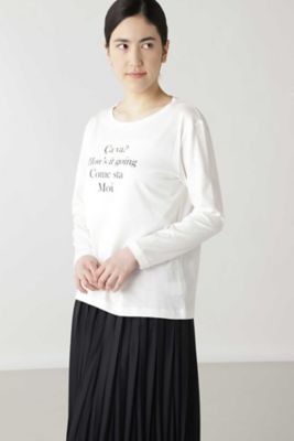 ◆ロゴロングＴシャツ（０７７０１６０２０４）