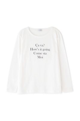 ◆ロゴロングＴシャツ（０７７０１６０２０４）
