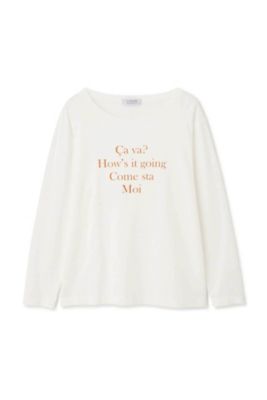 ◆ロゴロングＴシャツ（０７７０１６０２０４）