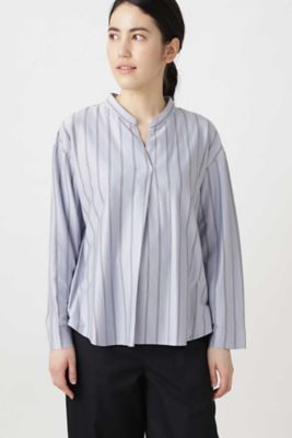 ストライプブラウス（０７７０１６０３２３）