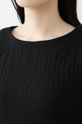 ◆イレギュラーリブカットソー（０７７０１６０５３２）
