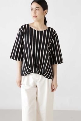 ◆サイロプレミアム無地ボーダーカットソー（０７７０１６０６０３）