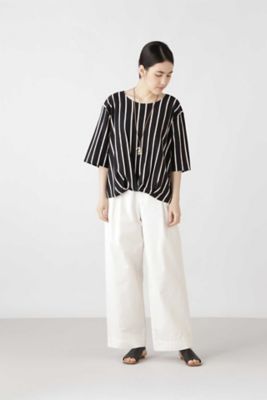 ◆サイロプレミアム無地ボーダーカットソー（０７７０１６０６０３）