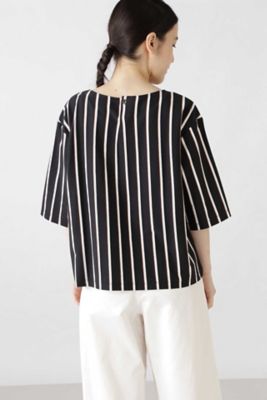 ◆サイロプレミアム無地ボーダーカットソー（０７７０１６０６０３）
