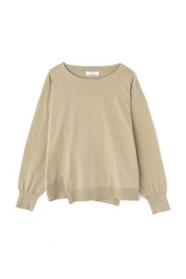 ◆オーガニック天竺ニットプルオーバー（０７７０１７０３３５）