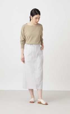 ◆オーガニック天竺ニットプルオーバー（０７７０１７０３３５）
