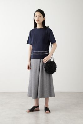 ニットドッキングＴシャツ（０７７０１７０５４１）