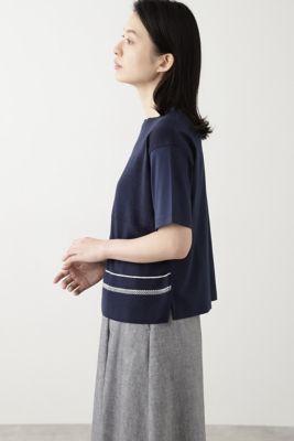 ニットドッキングＴシャツ（０７７０１７０５４１）