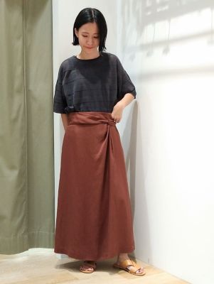 ◆透かしボーダーニット（０７７０１７０５４３）
