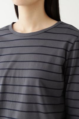 ◆コットンボーダーカットソー（０７７０９６０２０３）