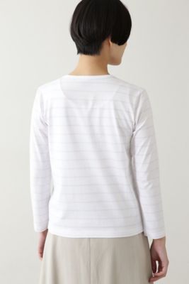 ◆コットンボーダーカットソー（０７７０９６０２０３）