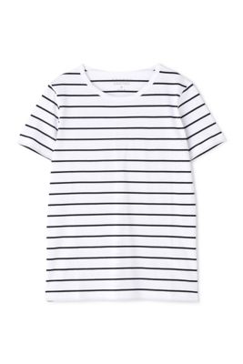コットンボーダーＴシャツ（０７７０９６０３０４）