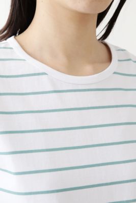 コットンボーダーＴシャツ（０７７０９６０３０４）