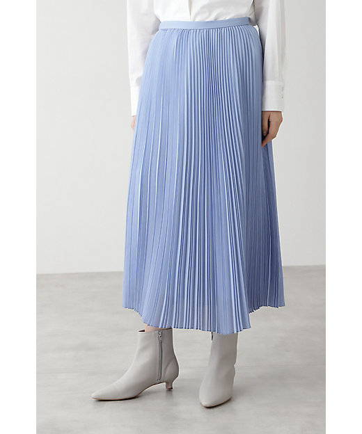 【SALE】スパンローンスカート ブルー ロングスカート