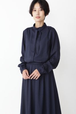◆ボウタイブラウス（０７７１２１０００４）