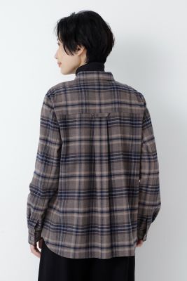 ◆起毛チェックブラウス（０７７１２１０１００）