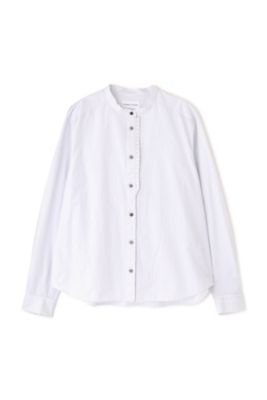 ◆ストライプバンドカラーシャツ（０７７１２１０１０６）