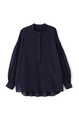 ◆袖ボリュームフロントシシュウブラウス（０７７１２１０２００）
