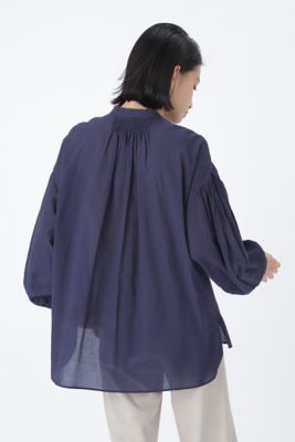 ◆袖ボリュームフロントシシュウブラウス（０７７１２１０２００）