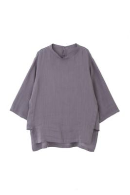 製品染め・ラミーヴィスコースブラウス（０７７１２１０８０１）