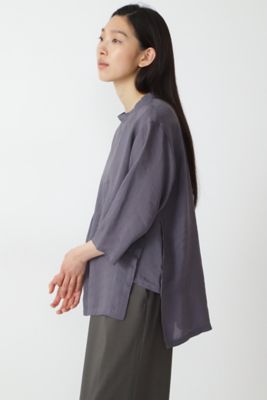 製品染め・ラミーヴィスコースブラウス（０７７１２１０８０１）