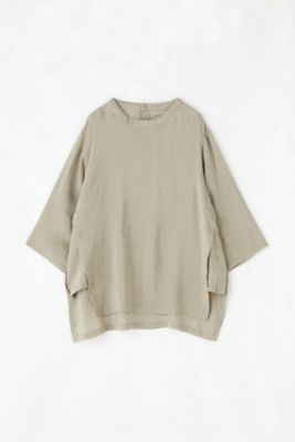 製品染め・ラミーヴィスコースブラウス（０７７１２１０８０１）