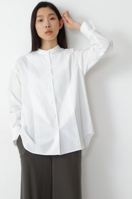 ＜human woman (Women)＞ポプリンブラウス（０７７１２１０８０７）