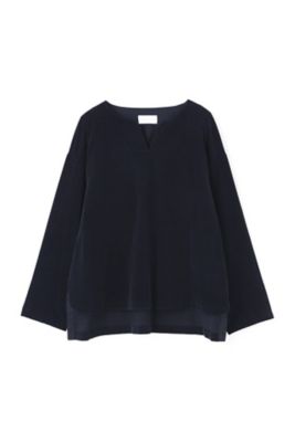 ◆エアーコールキーネックブラウス（０７７１２１０９０２）