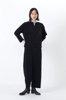 ◆エアーコールキーネックブラウス（０７７１２１０９０２）