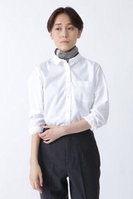 ＜human woman (Women)＞◆ホワイトブロードブラウス（０７７１２１０９１０）