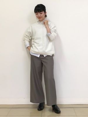◆ホワイトブロードブラウス（０７７１２１０９１０）