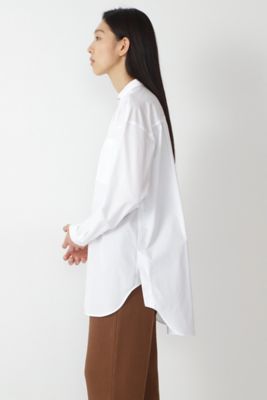 ◆ブロードロングシャツブラウス（０７７１２１０９１２）