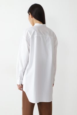 ◆ブロードロングシャツブラウス（０７７１２１０９１２）