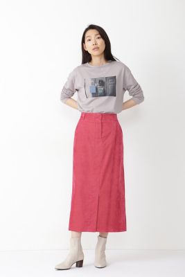 ◆落ち感別珍ストレッチスカート（０７７１２２０９０１）
