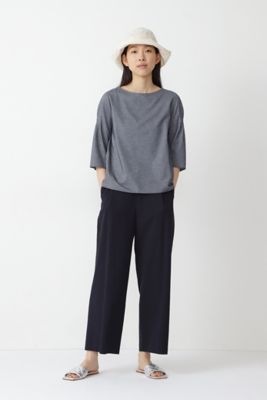 麻のサマーパンツ　新品未使用 ◇綿麻サッカーパンツ（0771230701） | human woman