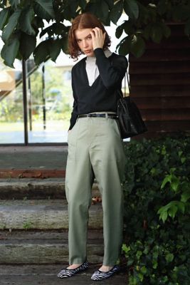 ＜human woman (Women)＞◆ペインター風ポケットテーパードパンツ（０７７１２３０９０６）