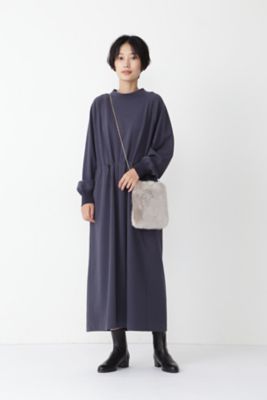 ◆ウエストマーク裏毛ワンピース（０７７１２４６００１）