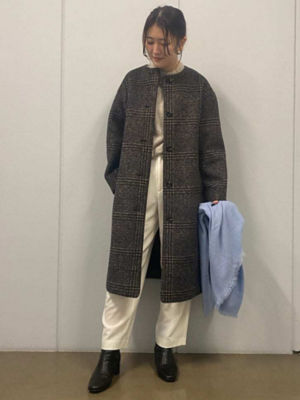 スライバーボンディングノーカラーコート（0771251102