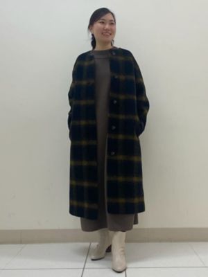 ◆スライバーボンディングノーカラーコート（０７７１２５１１０６）