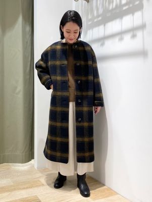 ◆スライバーボンディングノーカラーコート（０７７１２５１１０６）