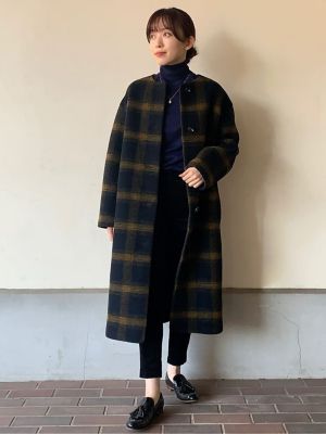 ◆スライバーボンディングノーカラーコート（０７７１２５１１０６）